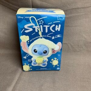 Disney Stitch Plush Keychain in Blue, Cream and Yellow - Pineapple Accessory